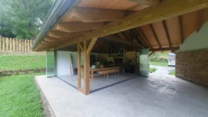 Solorzano Cantabria acristalamiento de porche de Cialca fotografía
