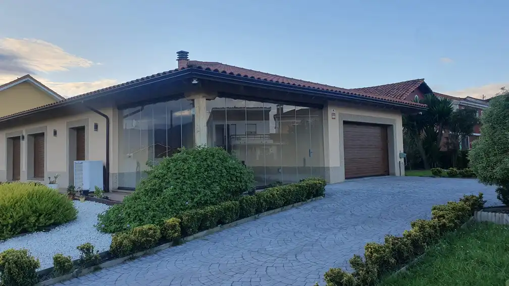 a house with a garage and a driveway